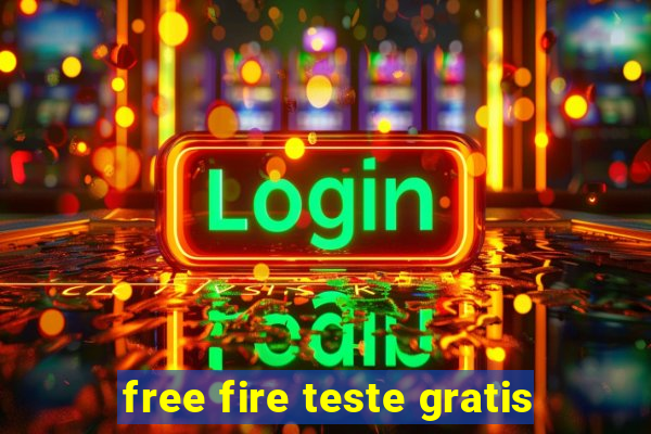 free fire teste gratis